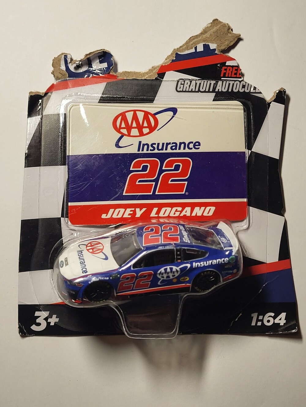 Joey Logano #22 AAA Insurance Die-Cast Car